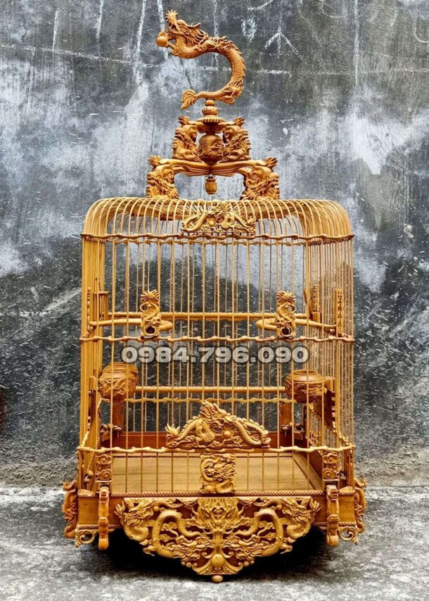 Lồng chim chào mào phom uốn vai ngũ long tranh châu 9 1 1 min 16