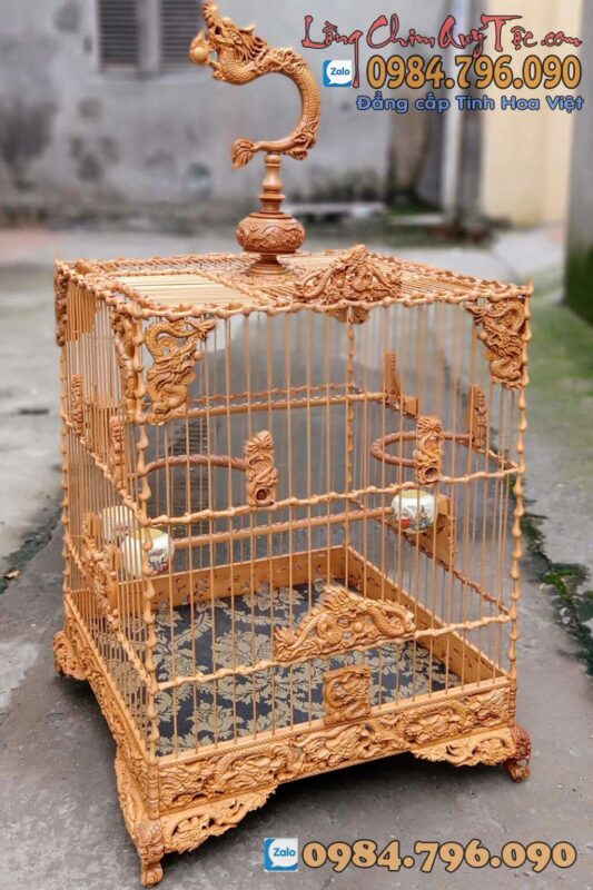 LỒNG CHIM CHÀO MÀO PHOM VUÔNG CAO – TÍCH NGŨ LONG TRANH CHÂU