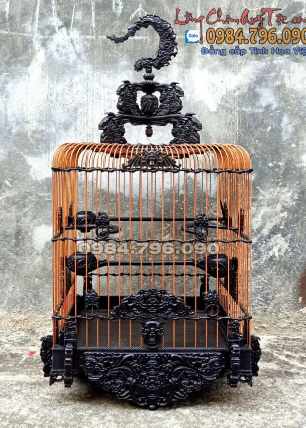 Lồng chim chào mào phom uốn vai – tích ngũ phúc kim tiền bản mới 10 1 3 29