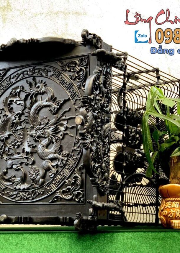 Lồng chim chào mào phom uốn vai tứ linh – long lân quy phụng 11 1 3 30