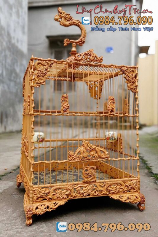 LỒNG CHIM CHÀO MÀO PHOM VUÔNG CAO – TÍCH NGŨ LONG TRANH CHÂU