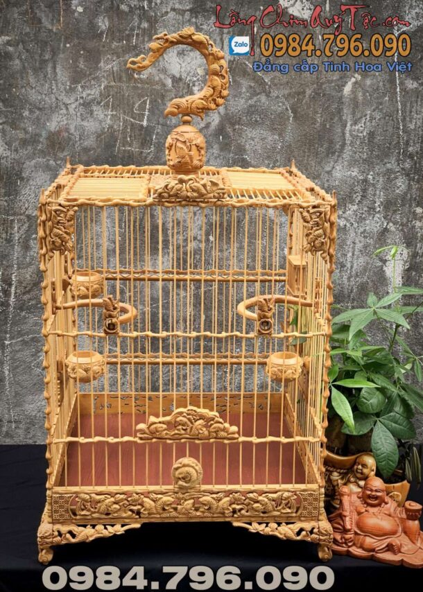 Lồng chim chào mào phom vuông cao – cửu ngư 11 1 5 29
