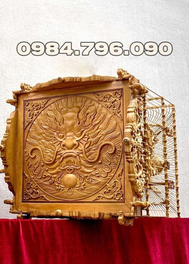 Lồng chim chào mào phom uốn vai ngũ long tranh châu 12 1 5 min 18