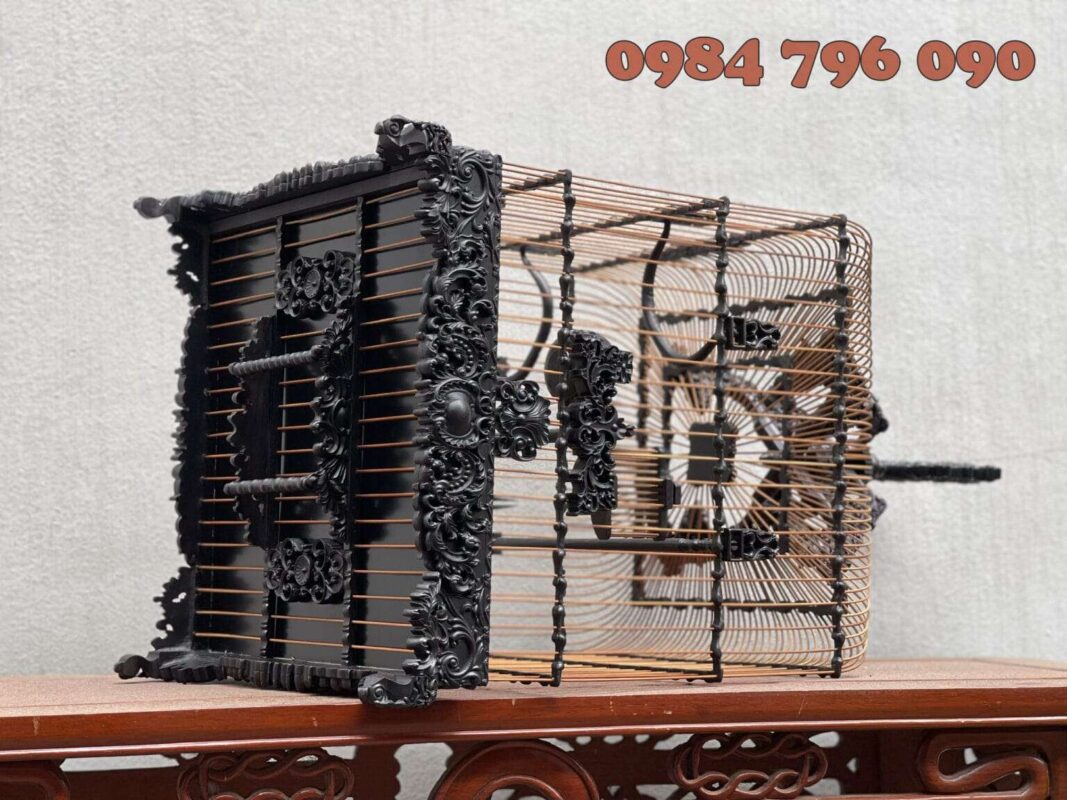 Lồng chim chào mào phom uốn vai - hoa văn tân cổ điển 24 LỒNG CHIM CHÀO MÀO PHOM UỐN VAI - HOA VĂN TÂN CỔ ĐIỂN