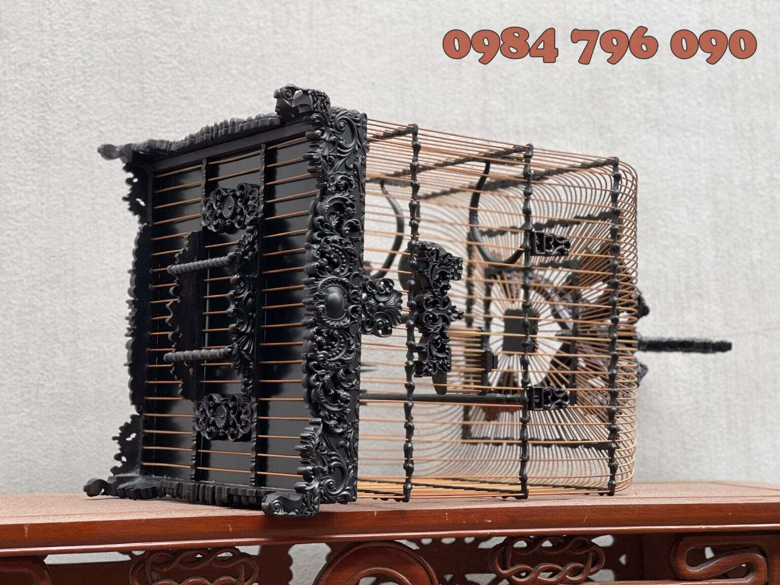Lồng chim chào mào phom uốn vai - hoa văn tân cổ điển 6 1 5 min 19