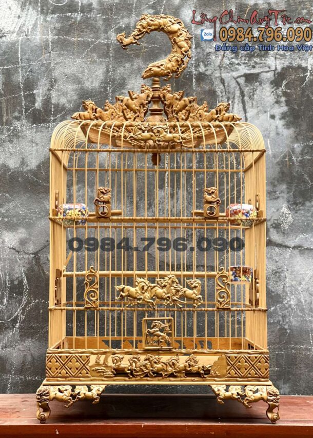 Lồng chim chào mào phom uốn vai – mã đáo thành công 15 1 7 10