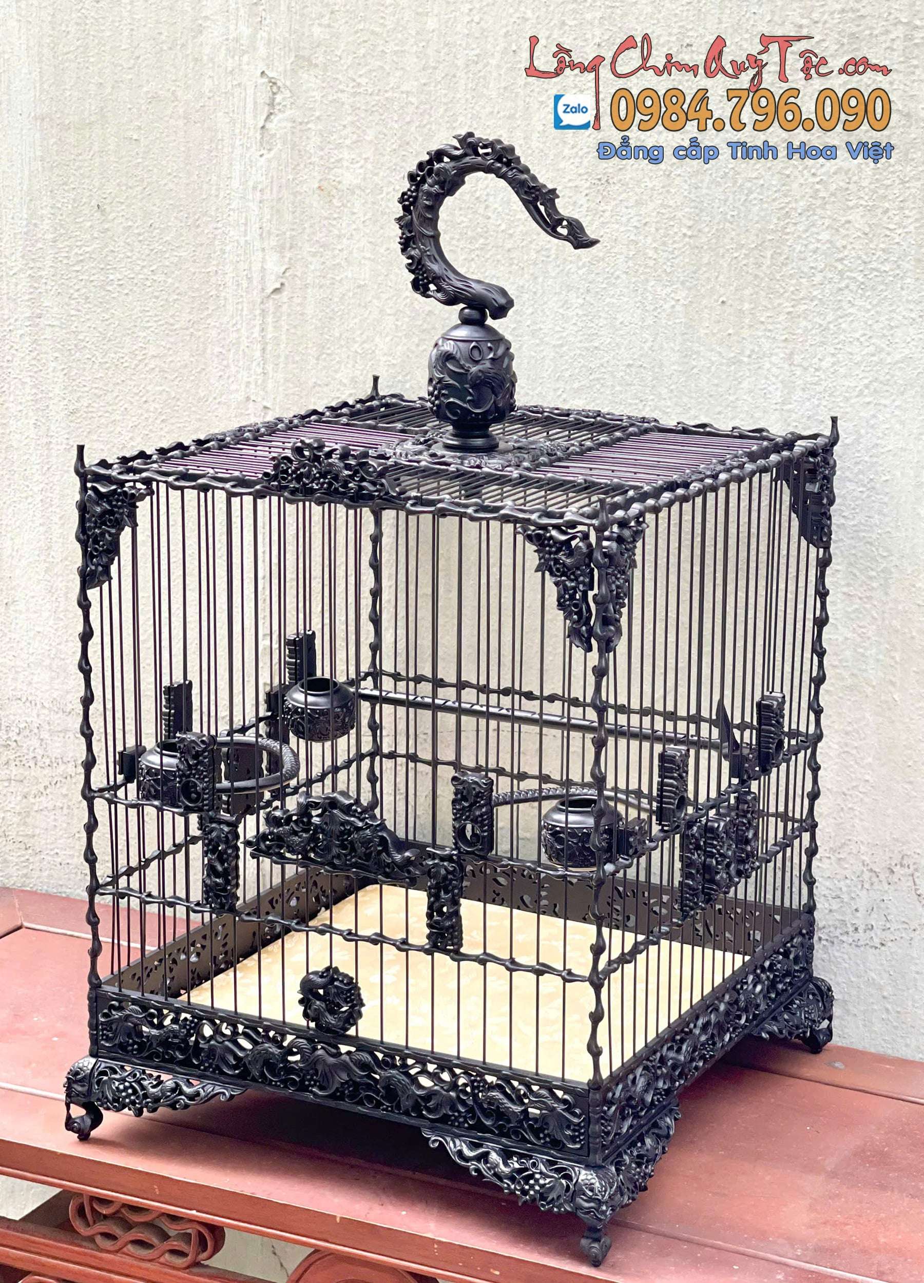 Lồng Chim Chào Mào Phom Vuông Đấu – Tích Nho Sóc 8 1 7 min 1