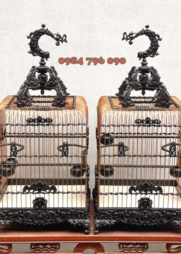 Lồng chim chào mào phom uốn vai - hoa văn tân cổ điển 16 1 7 min 11