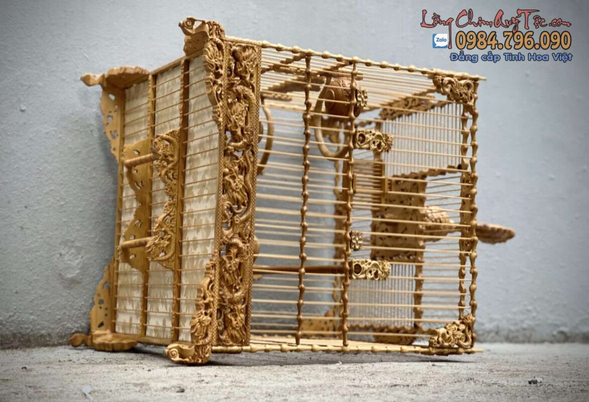 Lồng Chim Chào Mào Phom Vuông Đấu – Tích Ngũ Long Tranh Châu 17 Lồng Chim Chào Mào Phom Vuông Đấu – Tích Ngũ Long Tranh Châu