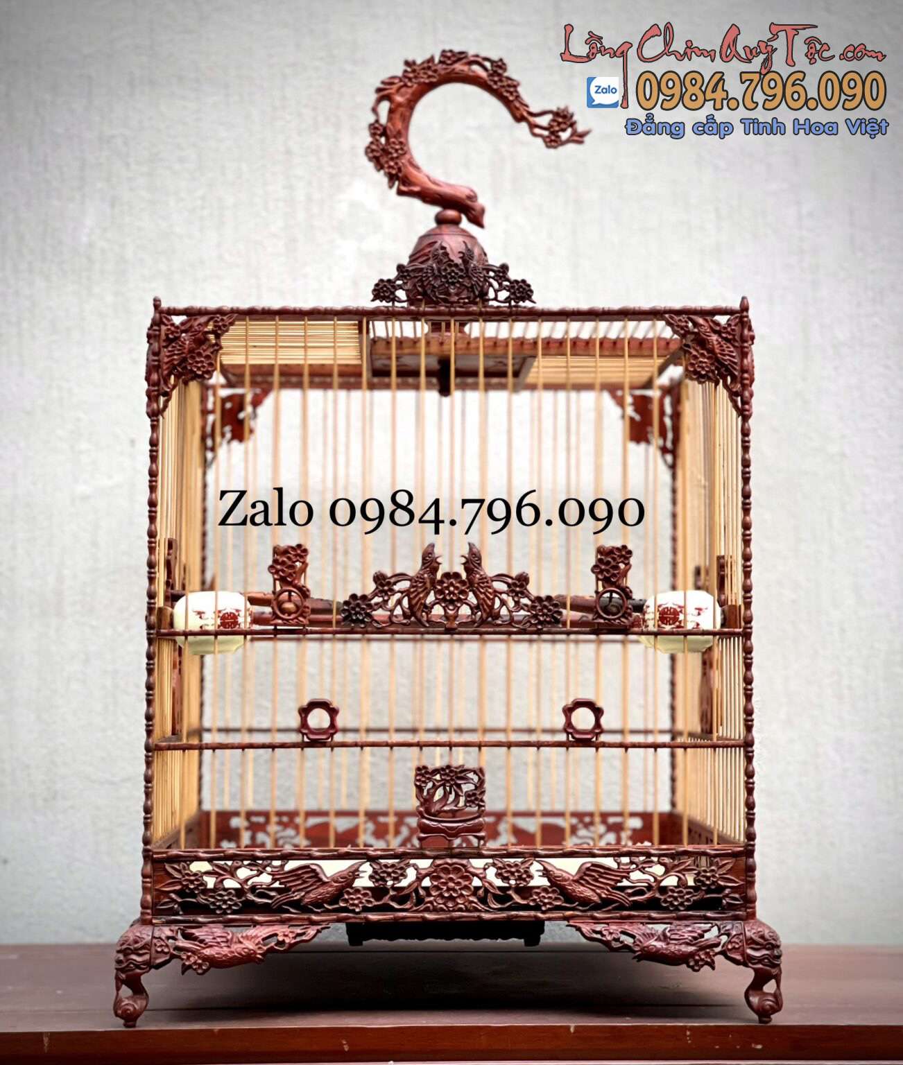 Lồng Chim Chào Mào Phom Vuông Đấu – Tích Chim Hoa Chào Mào Đấu 12 Lồng Chim Chào Mào Phom Vuông Đấu – Tích Chim Hoa Chào Mào Đấu | Gỗ Trắc Đỏ Tuyển Chọn, Chuẩn Đẳng Cấp Người Chơi Chim Sành
