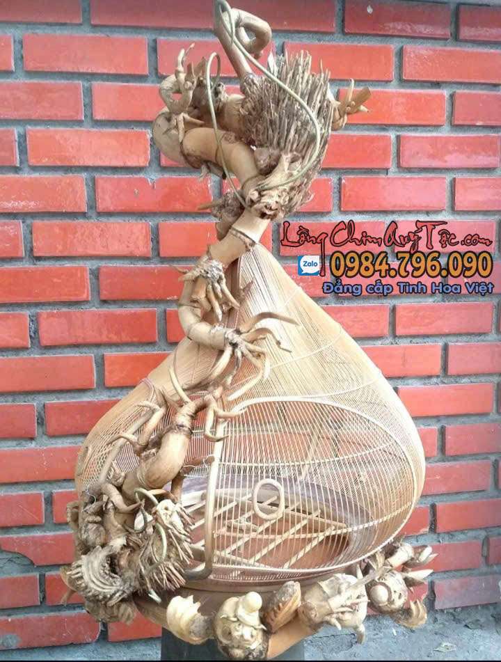 Lồng cu gáy gốc tre già đục Rồng Mã 14 2 5 1