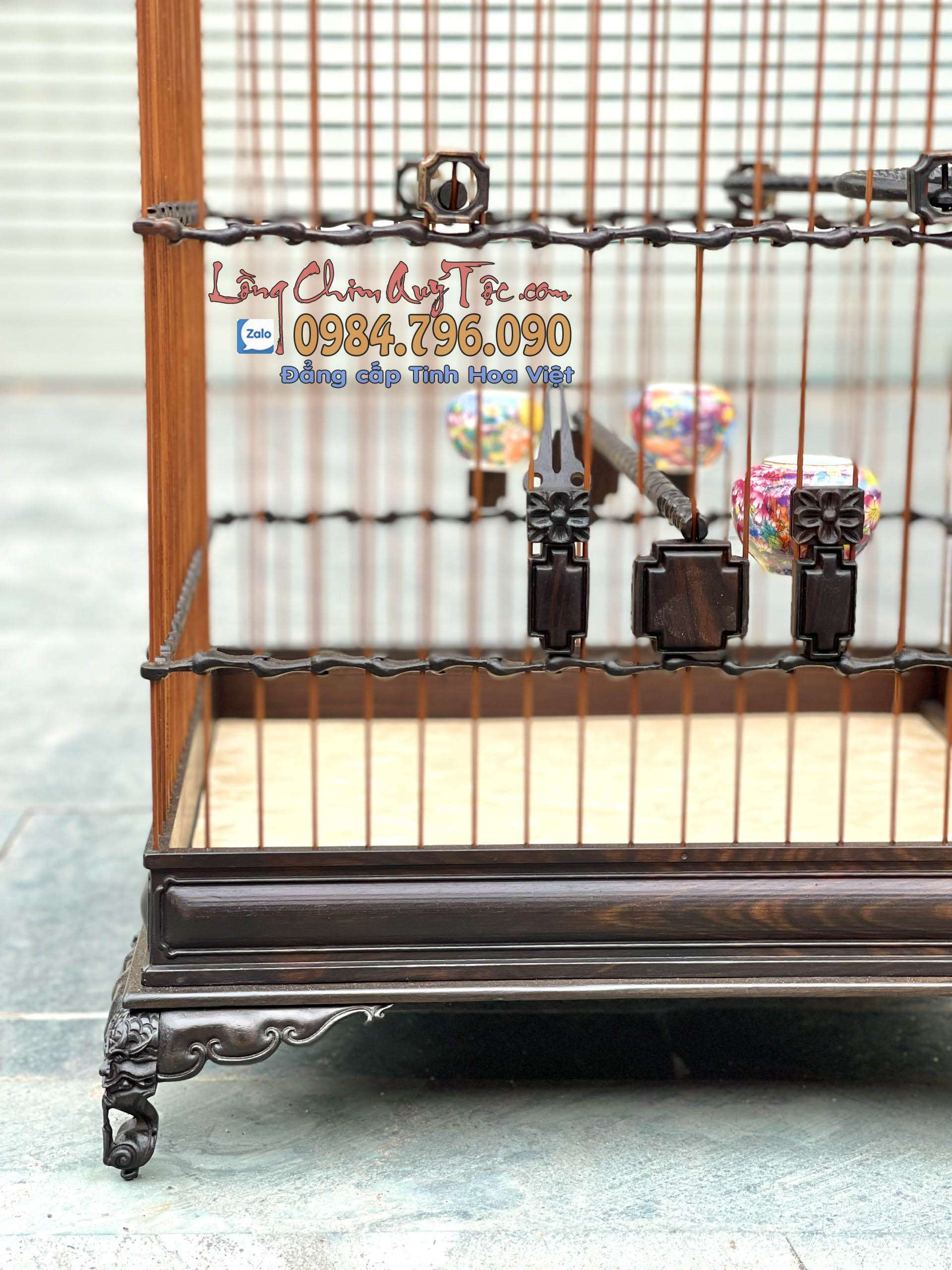 Lồng chim chào mào phom uốn vai trơn chỉ 2 q 1