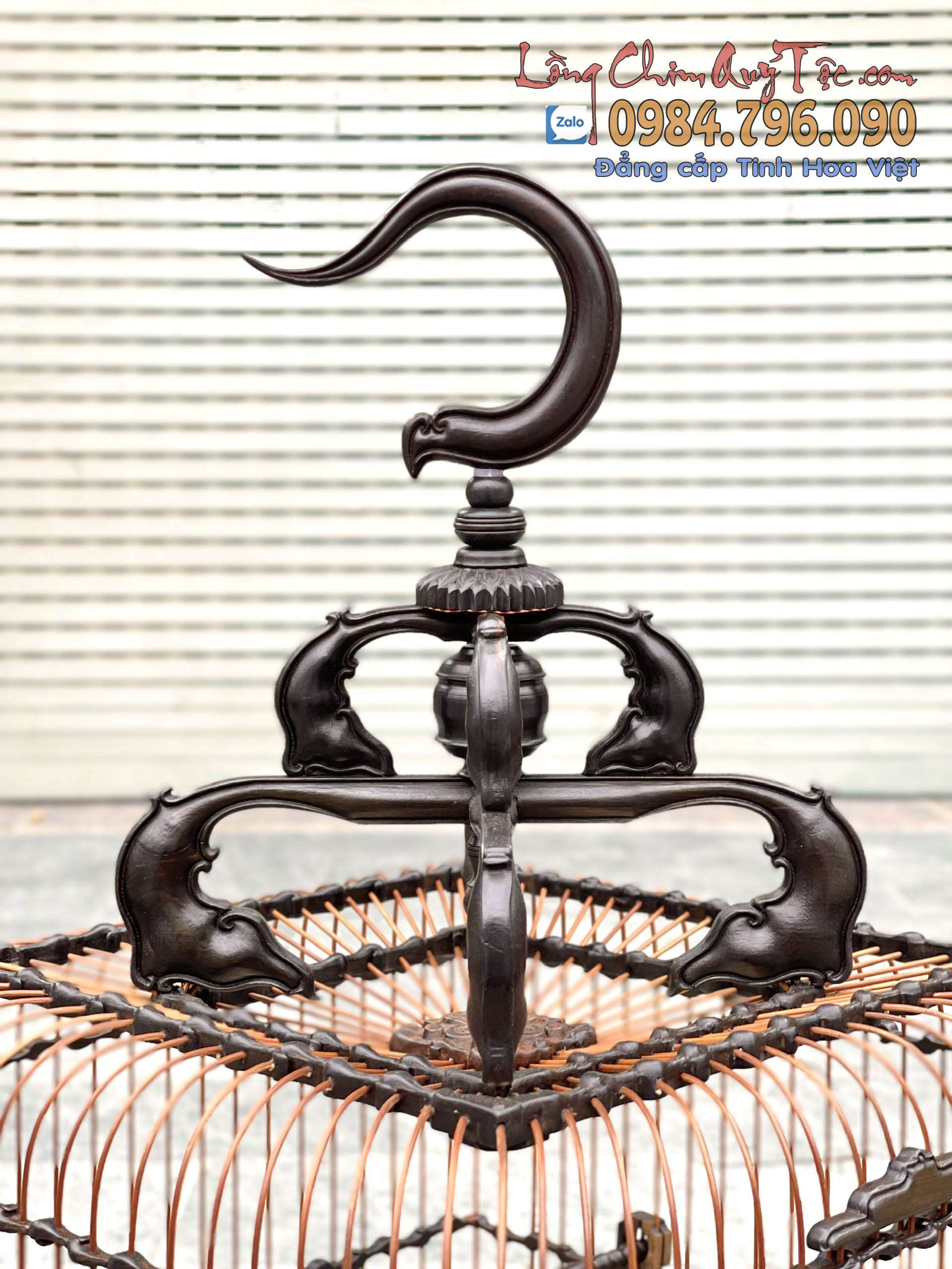 Lồng chim chào mào phom uốn vai trơn chỉ 8 q 9