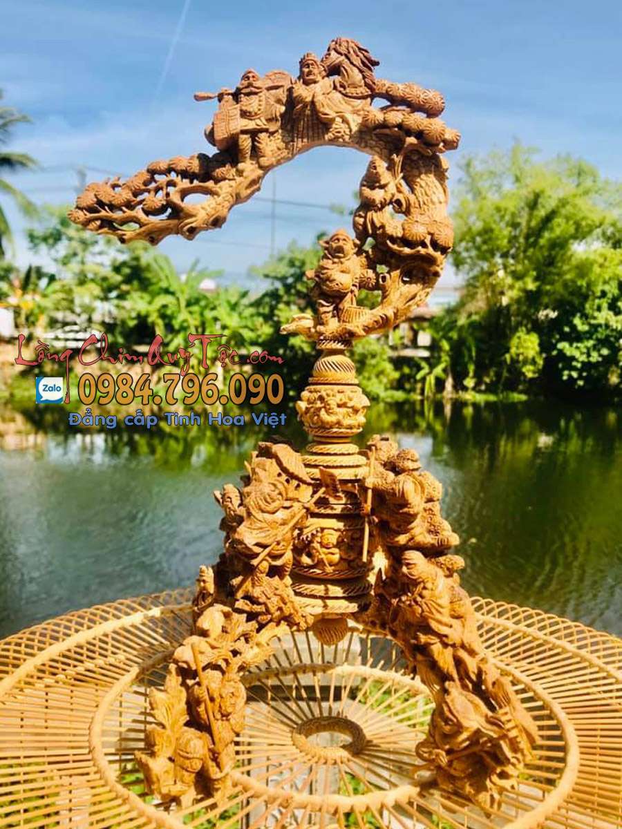 Lồng chim chào mào tre già 68 nan tích chạm Tây Du Ký 18 Lồng Chim Chào Mào 68 Nan Tre Già – Nghệ Thuật & Câu Chuyện Tây Du Ký Bất Hủ