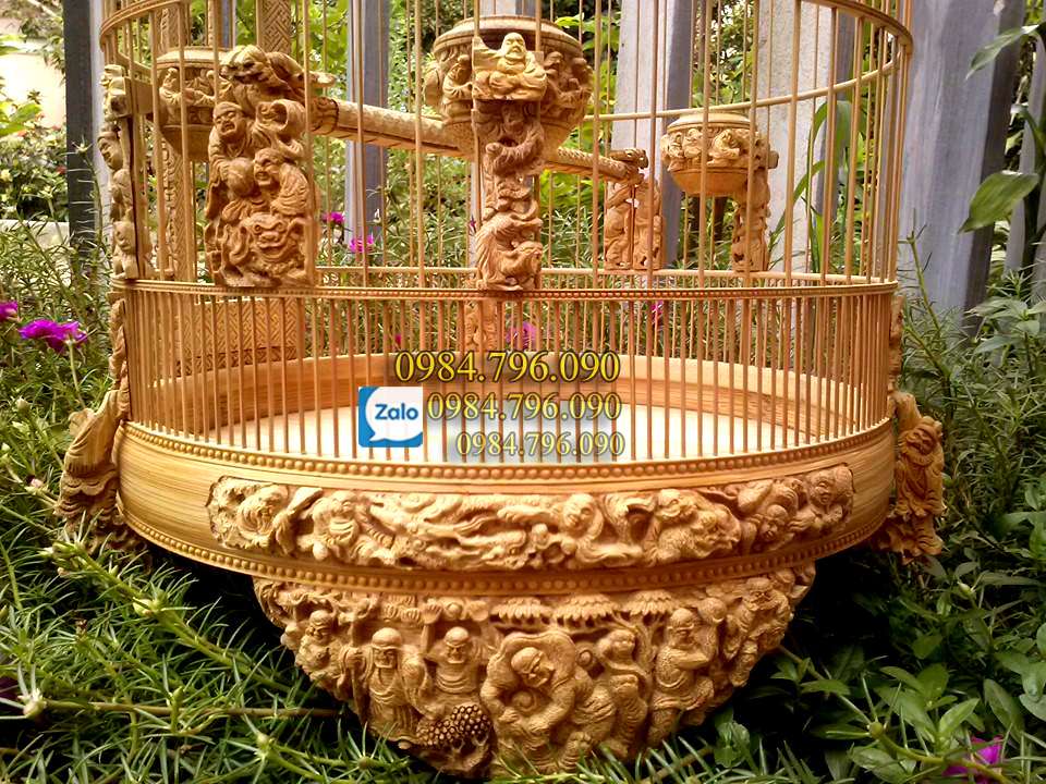 Lồng chim chào mào tre già 68 nan chạm tích: Lục Tặc Quái Thú Vip 2 có cửa kiếm 16 Lồng Chim Chào Mào Tre Già – Cửa Kiếm Chạm Lục Tặc Quái Thú
