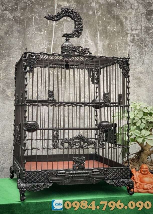 Kinh nghiệm chọn mua lồng chào mào gỗ mun