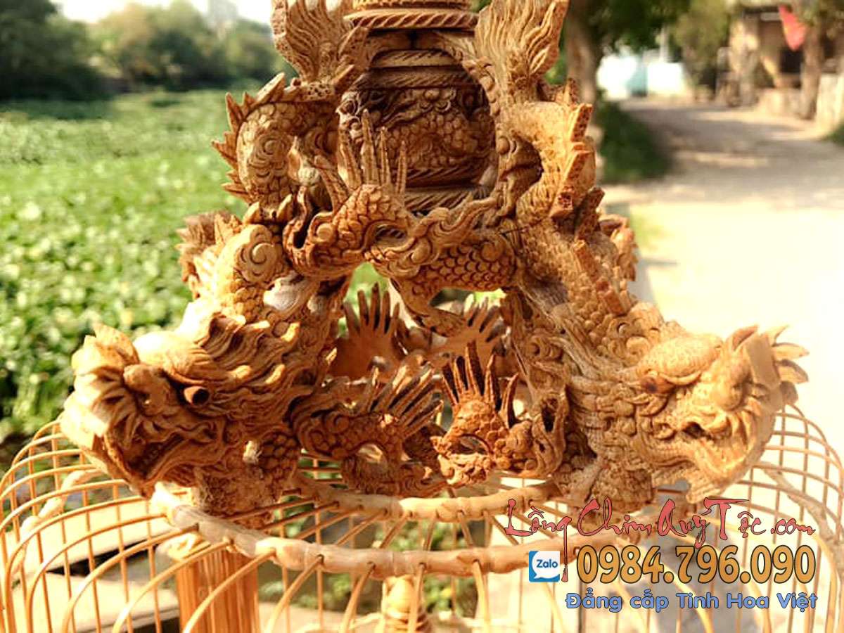 Lồng chim khuyên,bản tre già chạm tích Cửu Long Ẩn Vân 18 Lồng Chim Khuyên Cửu Long Ẩn Vân – Tác Phẩm Nghệ Thuật Dành Cho Người Chơi Đẳng Cấp