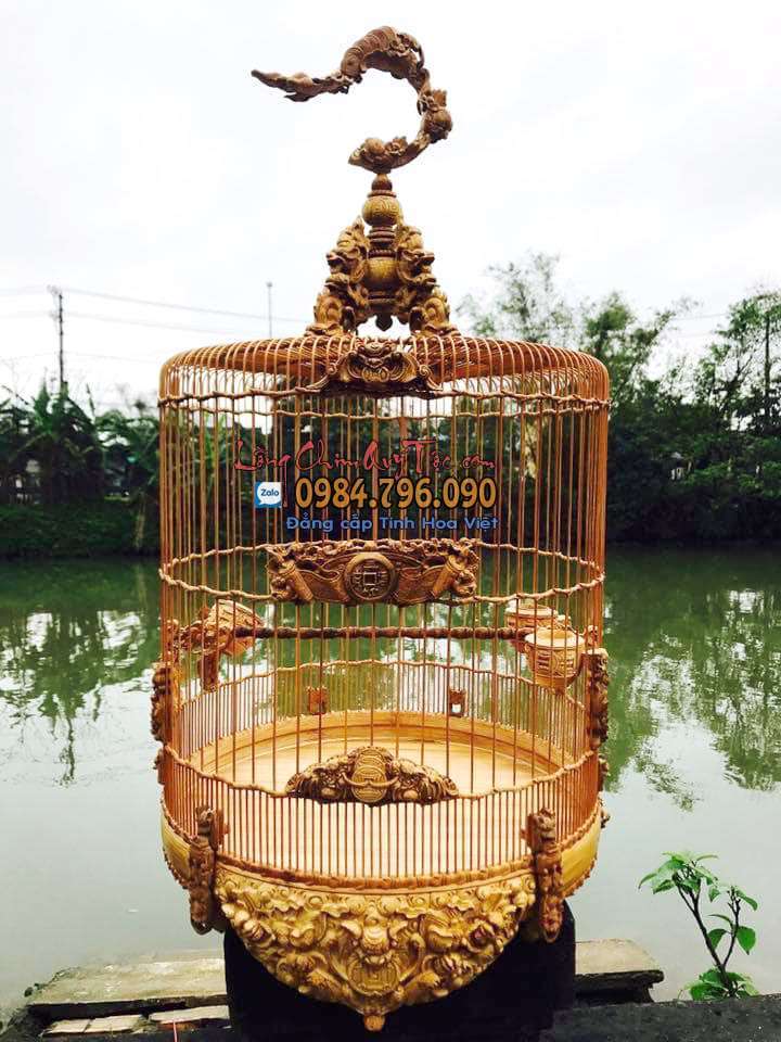 Bí quyết bảo quản lồng chào mào tre già luôn bền đẹp