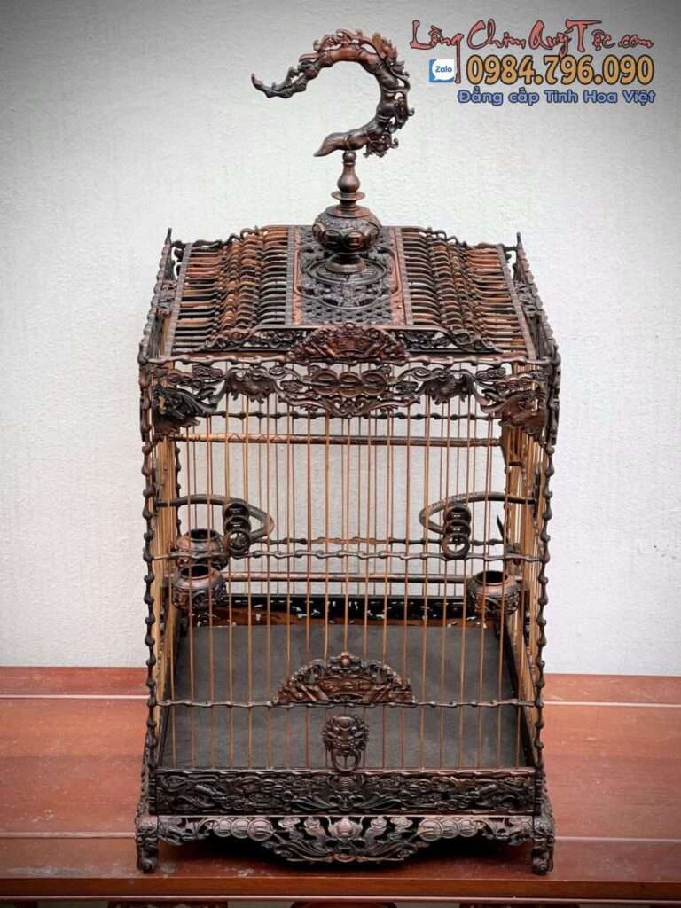 Kích thước tiêu chuẩn của lồng chào mào 19 nan